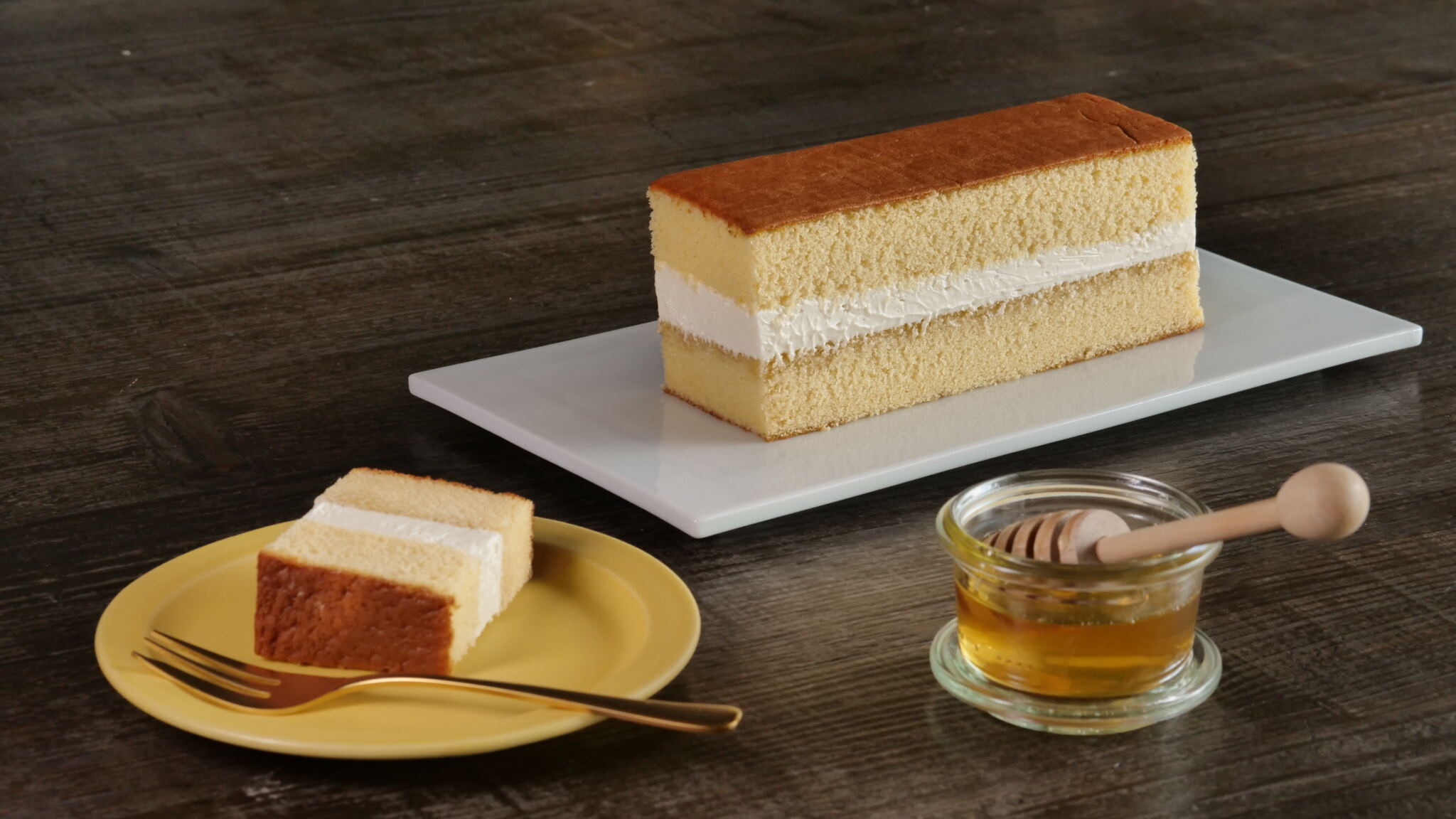 やんばるはちみつのバターカステラ(安田のはちみつ、源河のはちみつからお選びください)